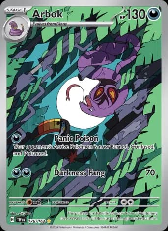 Arbok Pokémon card #176