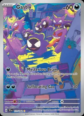 Gastly Pokémon card #177