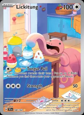 Lickitung Pokémon card #180