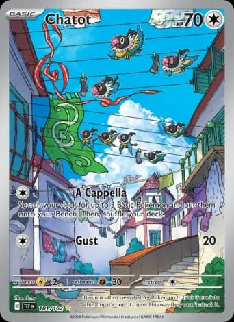 Chatot Pokémon card #181