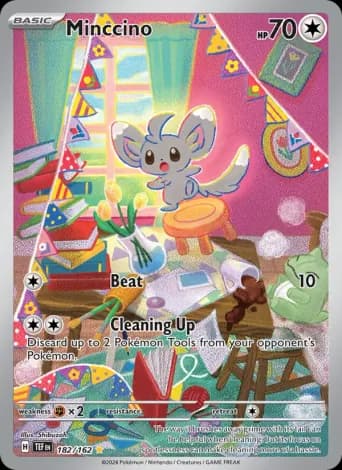 Minccino Pokémon card #182