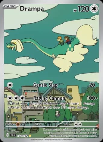 Drampa Pokémon card #184