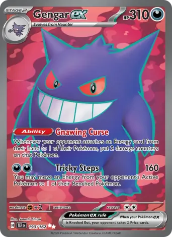 Gengar ex Pokémon card #193