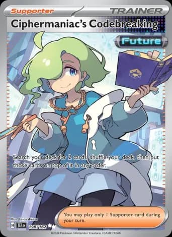 Ciphermaniac's Codebreaking Pokémon card #198