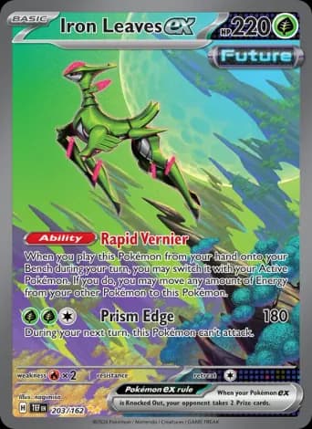 Iron Leaves ex Pokémon card #203