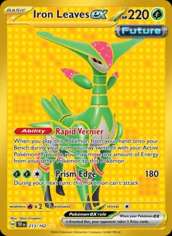 Iron Leaves ex Pokémon card #213