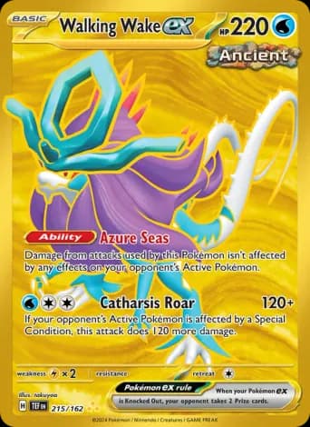 Walking Wake ex Pokémon card #215