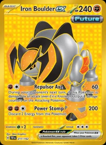Iron Boulder ex Pokémon card #217