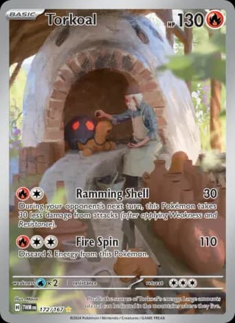 Torkoal Pokémon card #172