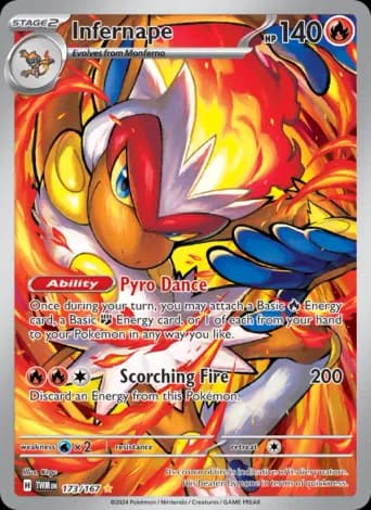 Infernape Pokémon card #173