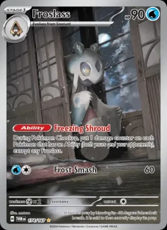 Froslass Pokémon card #174