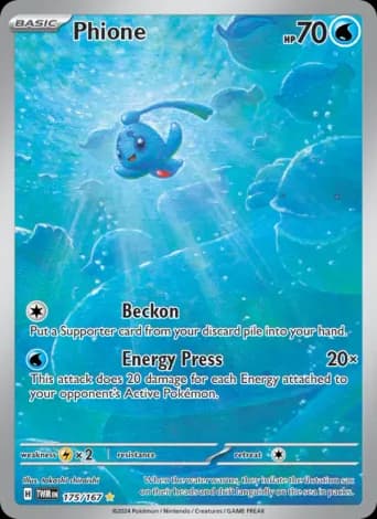 Phione Pokémon card #175