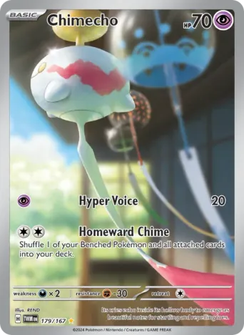 Chimecho Pokémon card #179