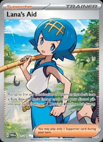Lana's Aid Pokémon card #207
