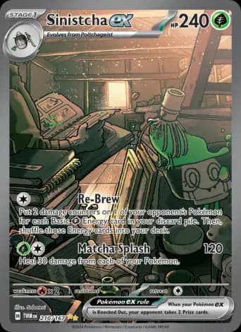 Sinistcha ex Pokémon card #210