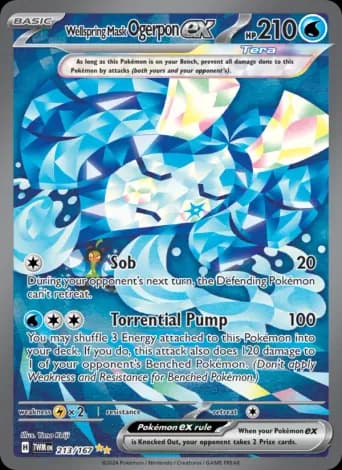 Wellspring Mask Ogerpon ex Pokémon card #213