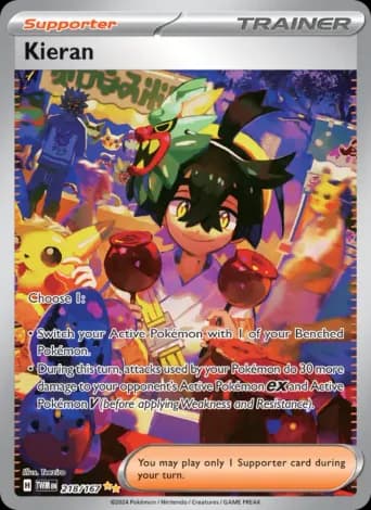 Kieran Pokémon card #218