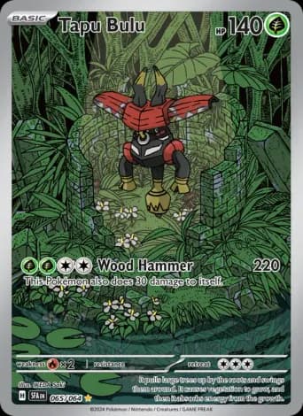 Tapu Bulu Pokémon card #65