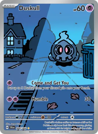 Duskull Pokémon card #68
