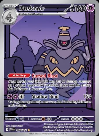 Dusknoir Pokémon card #70