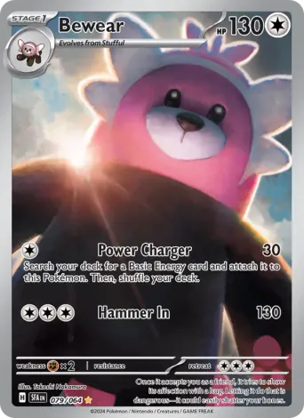 Bewear Pokémon card #79
