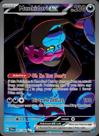 Munkidori ex Pokémon card #91