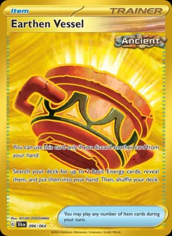 Earthen Vessel Pokémon card #96
