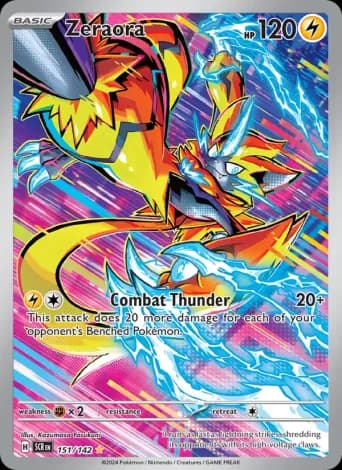 Zeraora Pokémon card #151