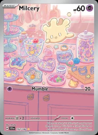 Milcery Pokémon card #152