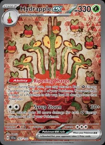 Hydrapple ex Pokémon card #167