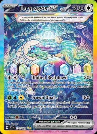 Terapagos ex Pokémon card #170
