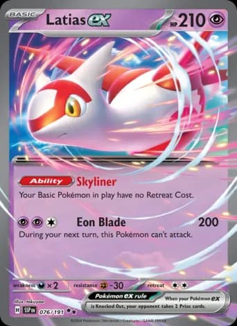 Latias ex Pokémon card #76