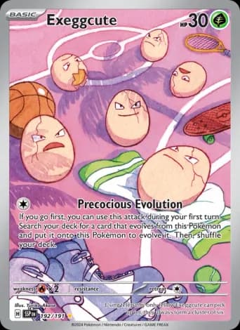 Exeggcute Pokémon card #192