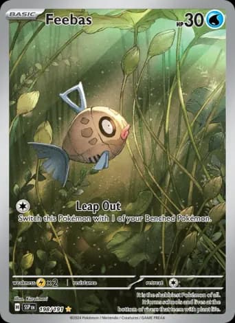 Feebas Pokémon card #198