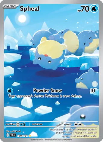 Spheal Pokémon card #199