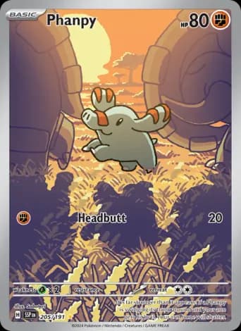 Phanpy Pokémon card #205