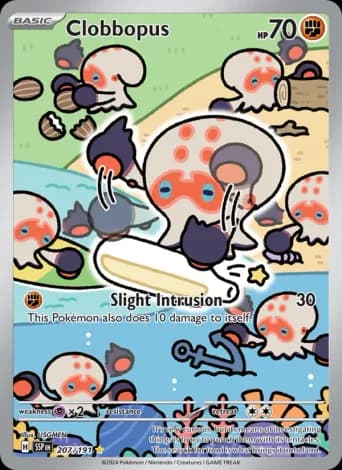 Clobbopus Pokémon card #207