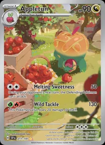 Appletun Pokémon card #211
