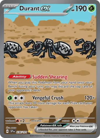 Durant ex Pokémon card #236