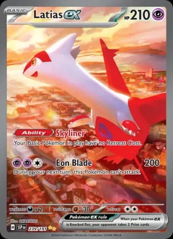 Latias ex Pokémon card #239