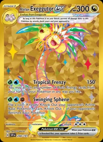 Alolan Exeggutor ex Pokémon card #248