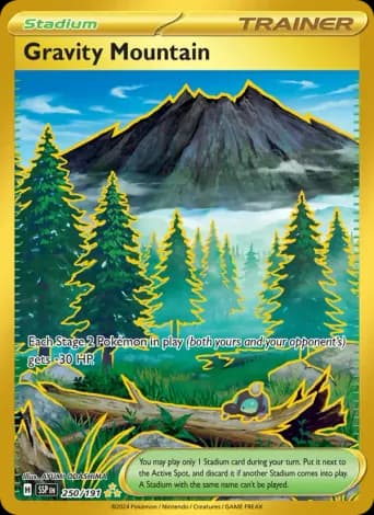 Gravity Mountain Pokémon card #250