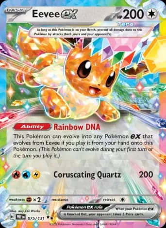 Eevee ex Pokémon card #75