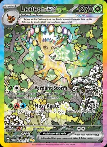 Leafeon ex Pokémon card #144