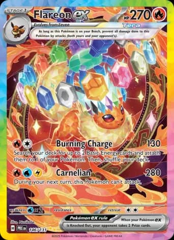Flareon ex Pokémon card #146