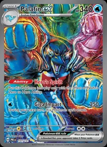 Palafin ex Pokémon card #151