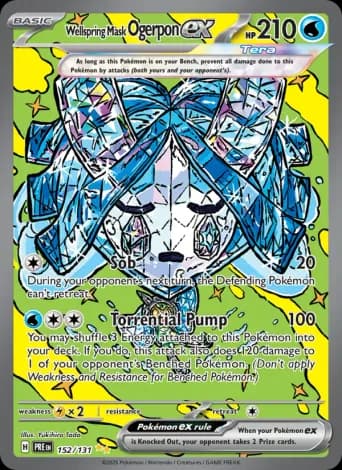 Wellspring Mask Ogerpon ex Pokémon card #152