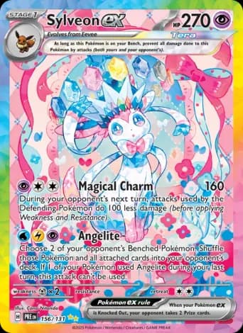 Sylveon ex Pokémon card #156