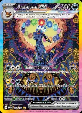 Umbreon ex Pokémon card #161