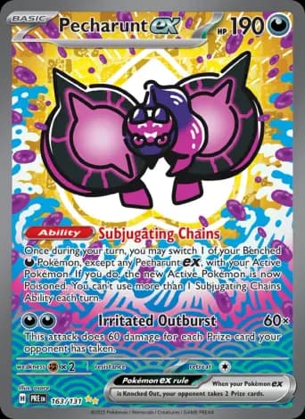 Pecharunt ex Pokémon card #163